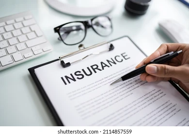 Document with “insurance” text